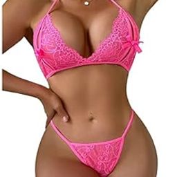 Babydoll Lingerie Bikini Swimwear with Bra & Panty Set-image-19