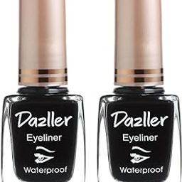 Dazller Liquid Eyeliner|Waterproof|Precise Application|Smudge-proof|Vibrant Matte|Long Stay|Quick Dry|Duo Black|19ml-41