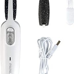 Callus Remover with two heads Rechargeable Cordless Foot File Easy Grip Adjustable Power Pedi Feet Care for Dead Hard Skin Cracked Heels-7