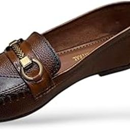 Tan Multi Leather Buckle Shoe-image-45