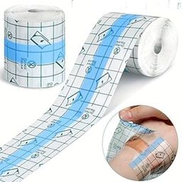 Belanto Transparent Stretch Adhesive Bandage Roll (5CMx10M), Freely Cut Waterproof Self Adhesive Clear Film Bandage Tape for Shower Tattoos,Swimming,Protective Dressing Bandage Tape for Wound Healing (5CMx10M)-20