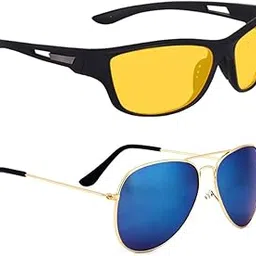 elligator Night Driving HD Vision Glasses & Day Sunglass for Men & Women | Full-Rim Cover Eyewear for Driving, Cycling, Sports | Lightweight Flexible Optical Frame for All-Day Comfort -ND-8-picture-17