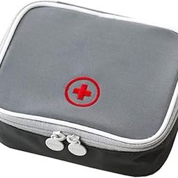 Portable Travel Mini First Aid Kit Pouch | Emergency Tool Pill Storage Case | Mini Travel Medicine Bag | First Aid Pouch for Travelling (Set of 1)-image-9
