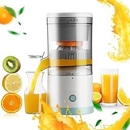 Drumstone [𝟏𝟓 𝐘𝐄𝐀𝐑𝐒 𝐖𝐀𝐑𝐑𝐀𝐍𝐓𝐘] Electric Juicer Orange Squeezer - Portable USB Charging Citrus Press for Lemons and Oranges, High Juice Yield, Wireless Fruit Juicer for Kitchen Use-11