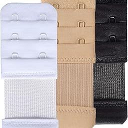 Mpdenterprises Bra strap 2 huks 3 row multicolor pack of 3-image-19