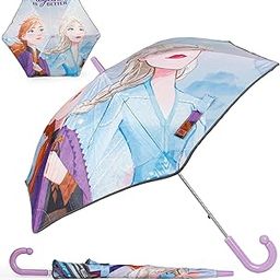 Umbrella for Kids with Cute Cartoon Print Manual Open Compact Folding Design Lightweight and Durable Rain Cover for Boys and Girls Age 3+-image-64