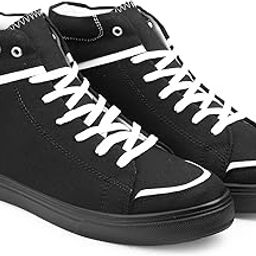 Men's 3 Inch Hidden Height Increasing Casual Laceup, Canvas Outdoor Shoes.-image-38