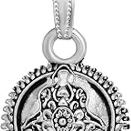Silver plated Hanuman Bajrang bali, Balaji form fashion Temple Hindu God pendant Stylish latest Jewellery-13