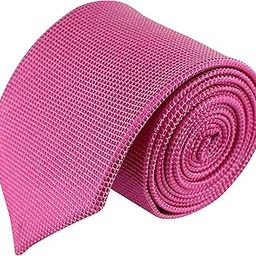 Kavove The Elegant Self Checkered Pink Necktie For Men-image-65