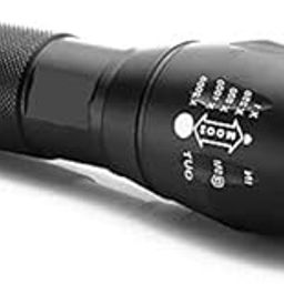 SPIRITUAL HOUSE Torch Lights,Flashlight 5 Modes Rechargeable Ultra Bright Led Light Water Resistant High Power with Adjustable Focus & Recharging Kit for Outdoor, Trekking,Camping (Black)-image-91