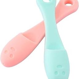 Doville Pcs Silicone Face Cleaner Blackhead Remover Brush Cleanser Nose Pore Brush Finger Scrubber Tool Facial Skin Cleaner Brush, Face Scrubber Cleanser Brush For Gently And Effectively Cleaning-picture-19