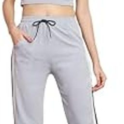 Grey Polyester Lycra Blend Solid Tracksuit | Co-ord Set For Women| Active Wear Suit Set For Women| Track Suit Set For Women (TSSET1102, L)-image-99