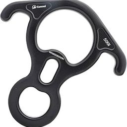 UJEAVETTE® 50Kn 11000 Lbf Rescue Figure 8 Descender Large for Rope Rappel Dance Black-image-20