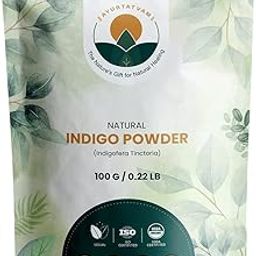 Ayurtatvam Natural Indigo Powder 200g - Pure and Natural Indigo for coloring hair black or brown naturally (100g*2 Pc)-image-54