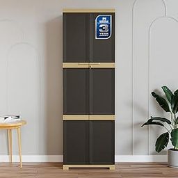 Nilkamal Freedom Mini Medium (FML) Compact Plastic Cabinet for Storage|3-Year Warranty|Clothes Organizer|Shelves|Cupboard|Almari|Wardrobe|Living Room|Adult & Kids|Home, Kitchen&Office-8
