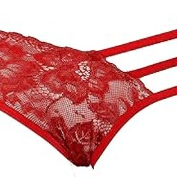 Women G-String Sexy Underwear Low Waist Panties Lingerie Ladies Briefs Thongs T-String Free Size Pack of 1.-image-75