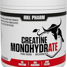 BULLPHARM Micronized Creatine Monohydrate Powder | Unflavored | Muscle Growth, Increased Strength, Enhanced Energy Output and Improved Athletic Performance | FSSAI India Approved (300 Grams)-9