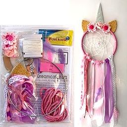 The brown box Cotton Dreamcatcher Making Kit (Unicorn),Check All Three Variations,Craft Kit,Art And Craft Kit,Craft Kit For Girls ,Art And Craft Kit ,Birthday Gift,Christmas Gift,Multicolor-image-36