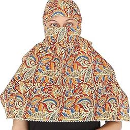 Scarf Face Cover Mask Head Wrap Hair Cover Stole Cotton Floral Printed Bandana Double Face Cum Mask For Women and girls-image-94
