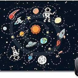 ZORI Astronaut Mouse Pad for Work from Home/Office/Gaming |Anti-Skid, Anti-Slip, Rubber Base (Astronaut-1)-image-38