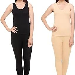 Women Winter Thermal Round Neck with Trackpant Set (701WCT Pack of 2)-image-51