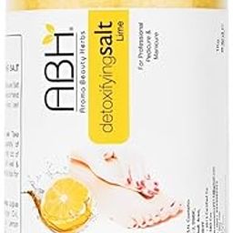 ABH Lime Detoxifying Salt 500g Purifying & Refreshing Salt Soak for Hands & Feet Softens Skin, Removes Toxins Ideal for Manicure & Pedicure Use-image-3