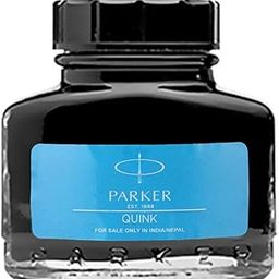 Parker Quink Bottle|Ink - Blue | 30 ML | Quick - Drying Ink | No - Smear Writing-21