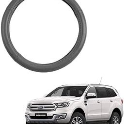 MATIES Leatherite Car Tyre Steering Cover for Ford Endeavour Grey-image-38