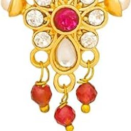 Maharashtrian jewellery traditional nath nose ring Without Piercing Marathi Nose Pin For Women And Girls NSP157FS-picture-38