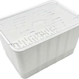BNF® Turtle Habitat Breeding Box Case for Young Bearded Dragon Tortoise Crayfish White S|Pet Supplies | Reptile Supplies|1 Turtle Tank-picture-13