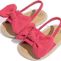 6 to 12 Months Baby Girls Anti-Slip Bow Pattern Sling Back Closure Sandal -BT4677-image-60