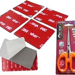 Double Sided Acrylic Foam Pad Tape Heavy Duty 4pcs 3in x 3in Mounting Tape Pad Sticker Strong Adhesive High Temp Waterproof Tape for DIY Auto Dash Cam, Home and Office Indoor and Out Door…-picture-20