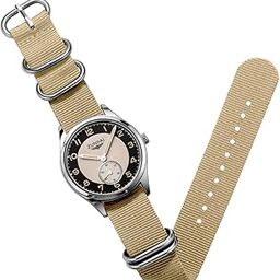 Senstone Men's Military Sport Watch with Nylon Strap Water Resistant, Luminous Hands & Date Window Analog Quartz Durable Casual Outdoor Hiking Wristwatch for Men-image-76