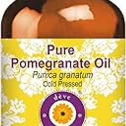 Deve Herbes Pure Pomegranate Oil (Punica granatum) Natural Therapeutic Grade Cold Pressed 30ml-43