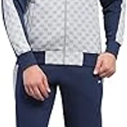 monte carlo Mens Printed Mock Neck Full Sleeve Tracksuit (224066561)-picture-17