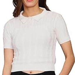 Polyester Casual Office Wear Top for Women's-image-99