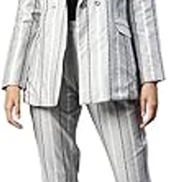 Striped Double-Breasted Two-Piece Formal Suit-picture-16