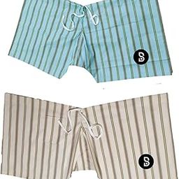 Cotton Underwear for Men| Khadi Lattha| Janghiya | Patta Patti Nekar| Nada Jangiya | Chaddi | Kachha with Miyani, Pocket (Pack of 2 | Multicolor)-48