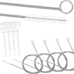 FOYTOKI Drain Hair Tool Set 4 Pack Flexible Drain Brush Plunger Sticks for Efficient Cleaning-image-15