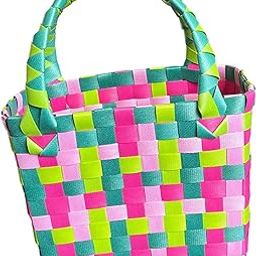 THE STYLE SUTRA Woven Handbag Waterproof Multipurpose Easy to Clean Fashion Handbag Tote Bag Style E-image-16