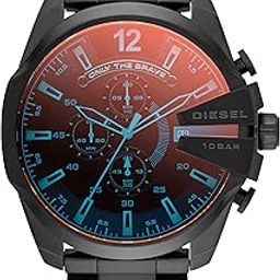 Diesel Chi Chronograph Black Over sized dial Men's Watch-DZ4318-picture-45