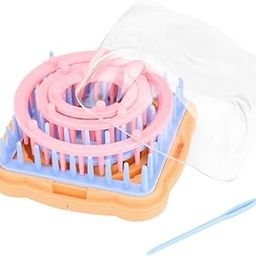 SYGA Yarn Flower Corsage Craft Maker Weaver Kit Knitting Machine Weaving Tool-24