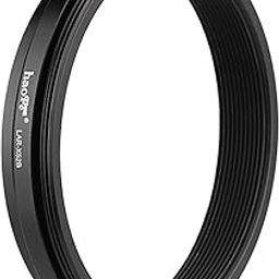 Haoge Lens Filter Adapter Ring for Fujifilm Fuji FinePix X100V Camera fit 49mm UV CPL ND Filter Lens Cap Replace Fujifilm AR-X100 Black-16