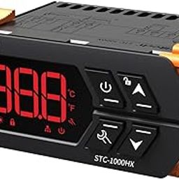 Elitech STC-1000HX Temperature Controller ℉⇋℃ Fahrenheit Celsius Switchable Origin Digital 220V Thermostat 2 Relays Upgraded from STC-1000 New Panel 30% Larger-picture-11