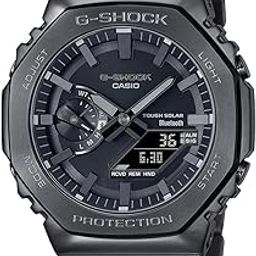 G-Shock GM-B2100BD-1ADR Black IP Black Analog-Digital Dial Black IP Stainless Steel Solid Band Men's Watch Tough Solar Bluetooth G1271-15