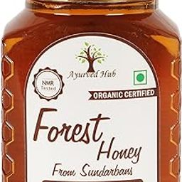 Ayurved Hub Raw Organic Forest Honey from Sundarbans 500g | NMR Tested, ISO Certified, Unprocessed, Unpasteurized, Pure & Natural (1x500g)-image-40
