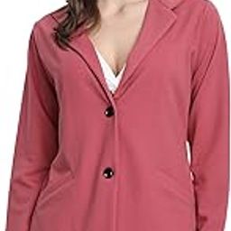 Black Solid Knotch Collar Blazer-image-63