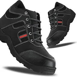 elecant Lace-up Steel Toe Safety Shoes for Factory and Industrial Work for Men-picture-5