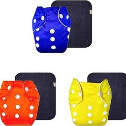 Dumbledo Lite Cloth Diaper with Black Insert (Pack of 3) | Hypoallergenic | Reusable & Washable | Easy to Clean | Designed by Moms | 3 Months – 2 Years | Unisex Baby-picture-14