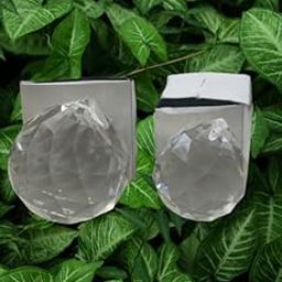 Crystal Ball Suncatcher Prisms, 40mm Clear Glass Spheres, Set of 2, Garden Window Hanging Decoration-image-48